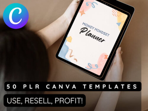 50+ Canva Planners PLR Bundle